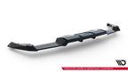 Splitter trasero (con barras verticales) V.2 para Volkswagen Golf R Hatchback Mk8 / Mk8 Facelift