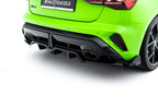 Splitter trasero (con barras verticales) V.3 para Audi RS3 Sportback 8Y Facelift