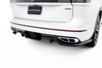 Splitter trasero (con barras verticales) para Volkswagen Atlas R-Line Mk1 Facelift 2