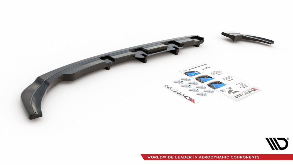 Splitter trasero (con barras verticales) para Volkswagen Polo GTI / R-line Mk6
