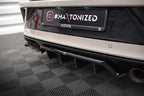 Splitter trasero (con barras verticales) para Volkswagen T-Roc R / R-Line Mk1 Facelift