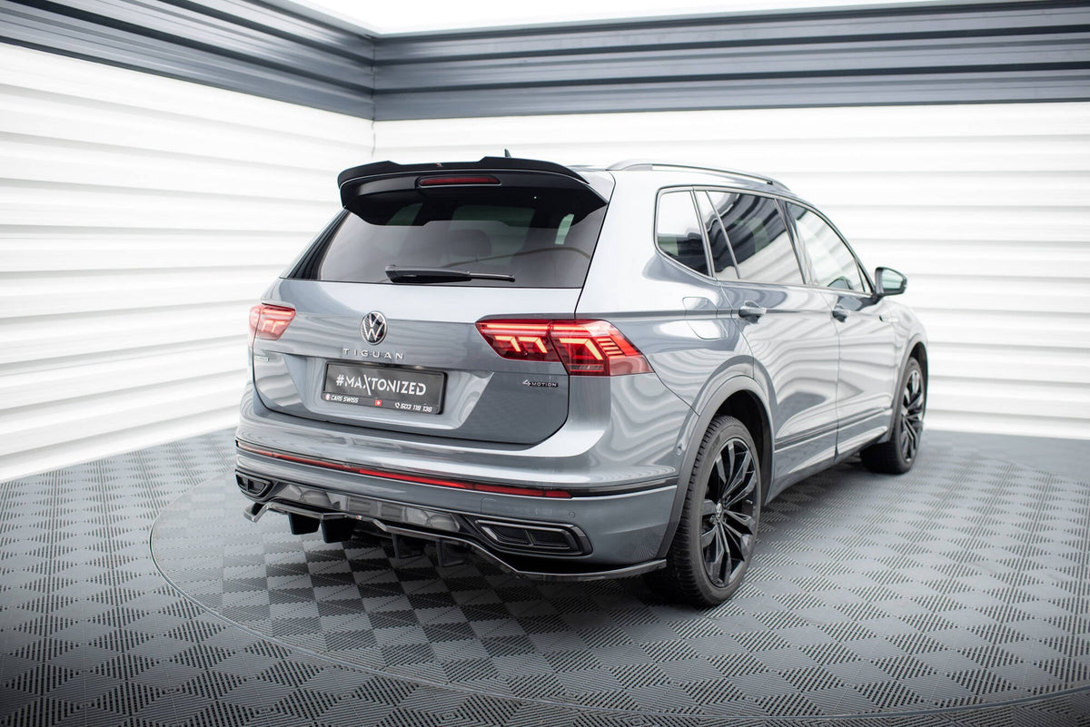 Splitter trasero (con barras verticales) para Volkswagen Tiguan Allspace R-Line Mk2 Facelift