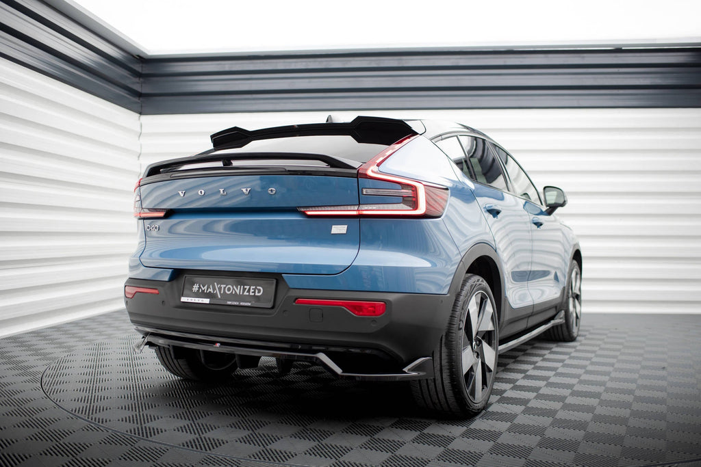 Splitter trasero (con barras verticales) para Volvo C40 Mk1