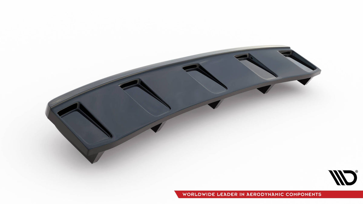 Splitter trasero (con barras verticales) para Audi A7 S-Line C7 Facelift