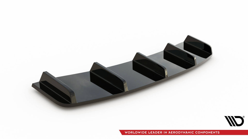 Splitter trasero (con barras verticales) para Audi A7 S-Line C7 Facelift