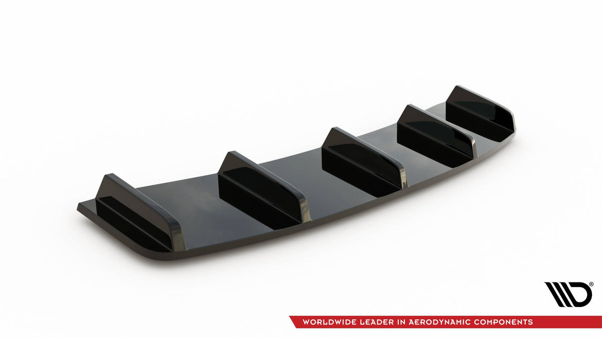 Splitter trasero (con barras verticales) para Audi A7 S-Line C7 Facelift
