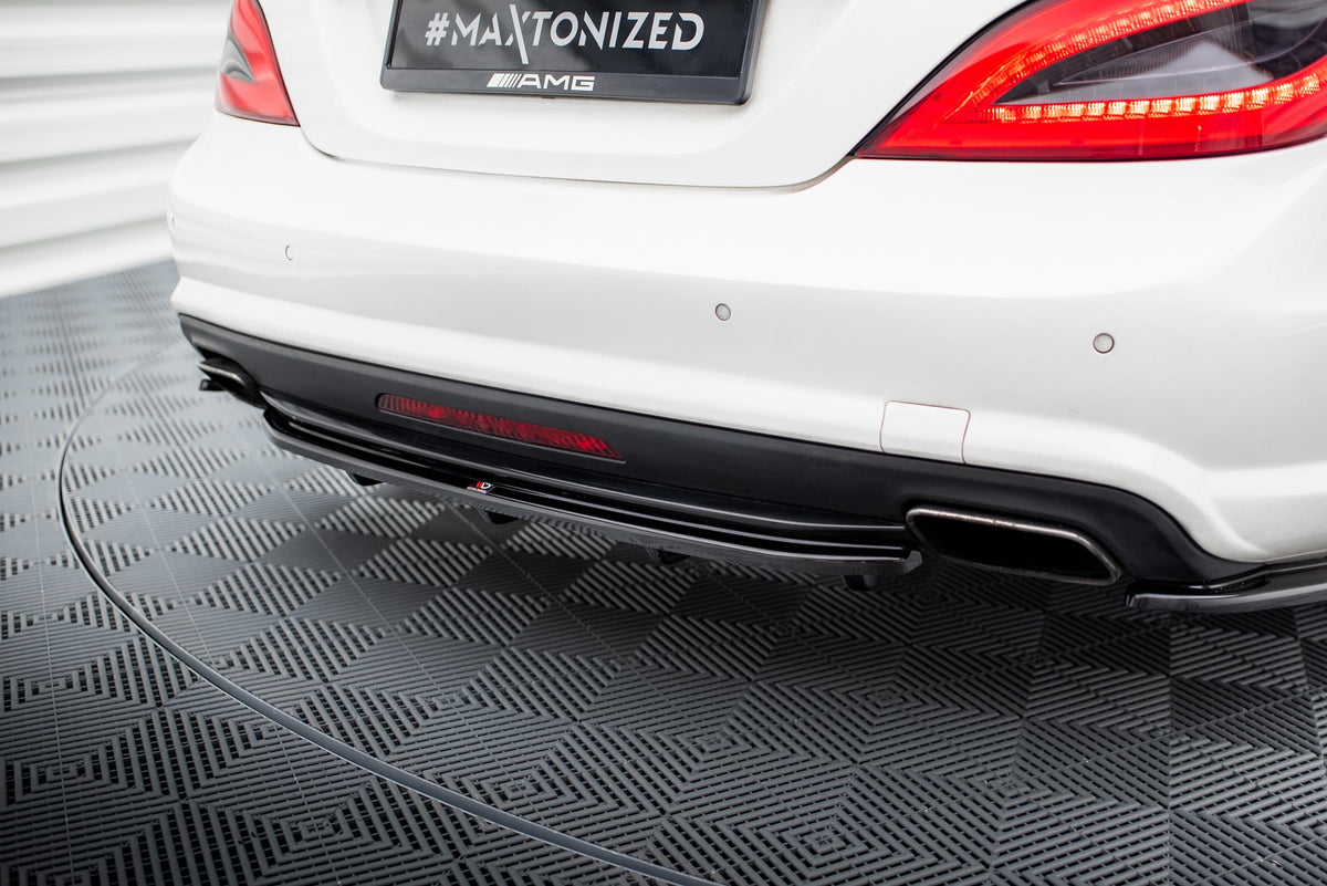 Splitter trasero (con barras verticales) para Mercedes-Benz CLS AMG-Line C218