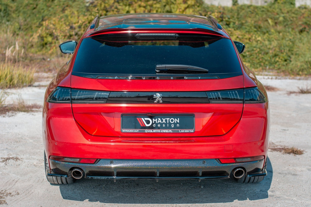 Splitter trasero (con barras verticales) para Peugeot 508 Petrol Mk2