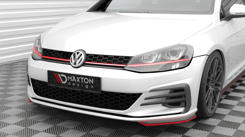 Splitters laterales delanteros para Volkswagen Golf GTI / GTD Mk7 Facelift