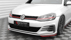 Splitters laterales delanteros para Volkswagen Golf GTI / GTD Mk7 Facelift