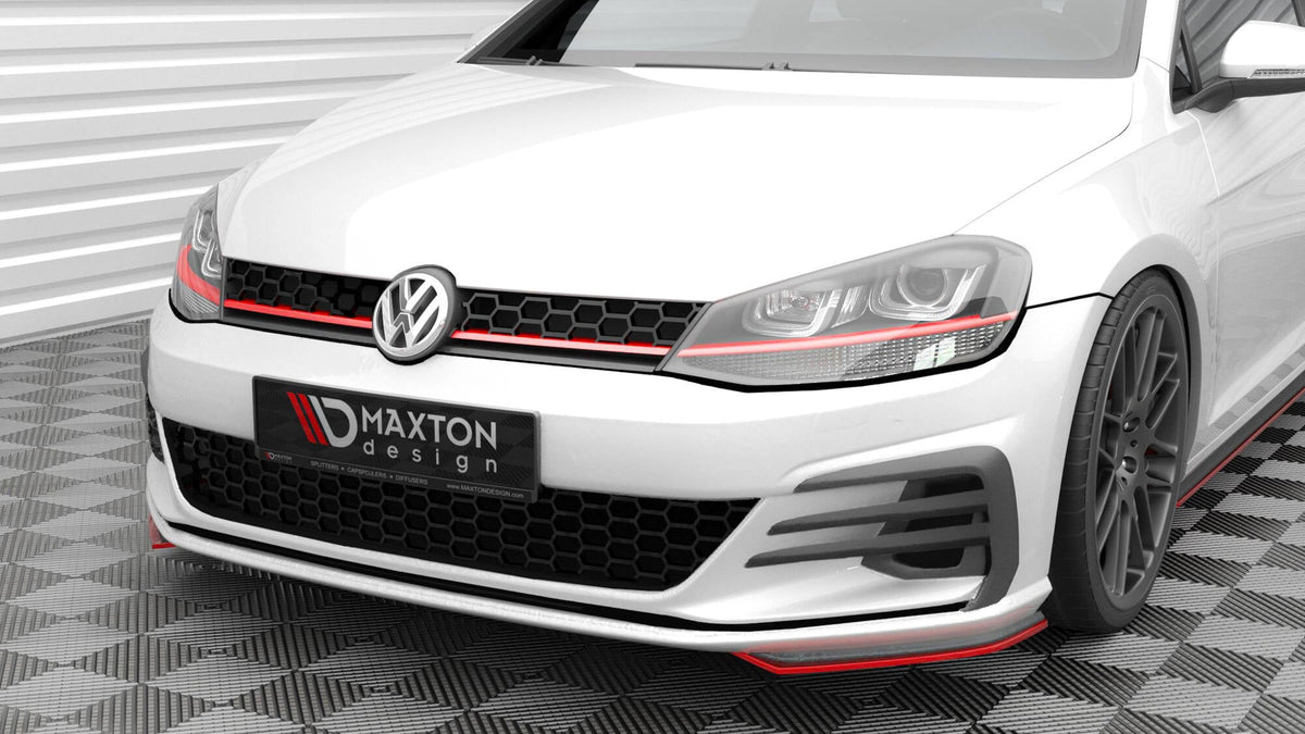 Splitters laterales delanteros para Volkswagen Golf GTI / GTD Mk7 Facelift