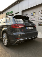 Splitters laterales traseros para Audi S3 8v Facelift