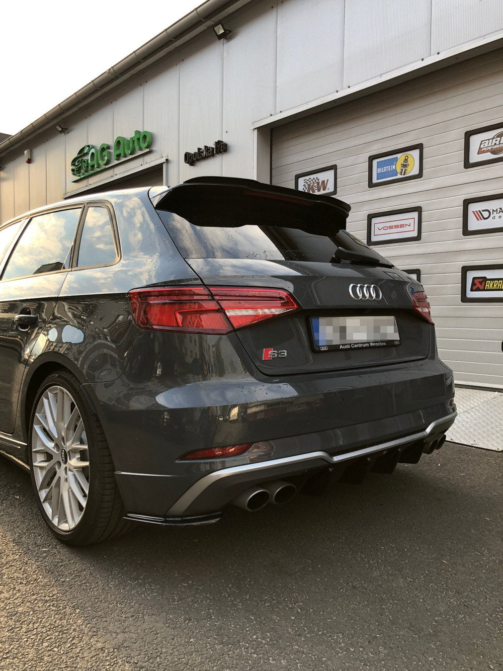 Splitters laterales traseros para Audi S3 8v Facelift