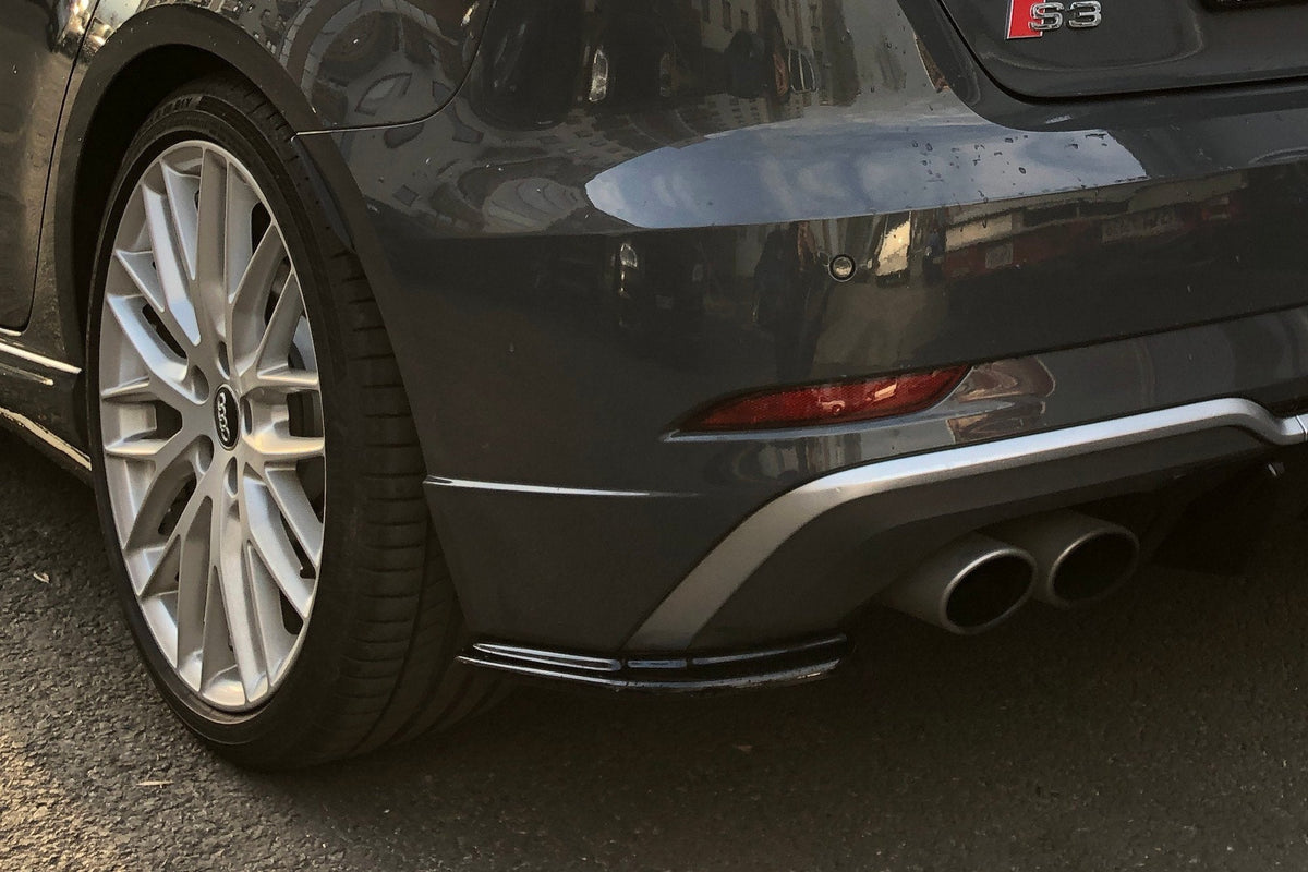 Splitters laterales traseros para Audi S3 8v Facelift