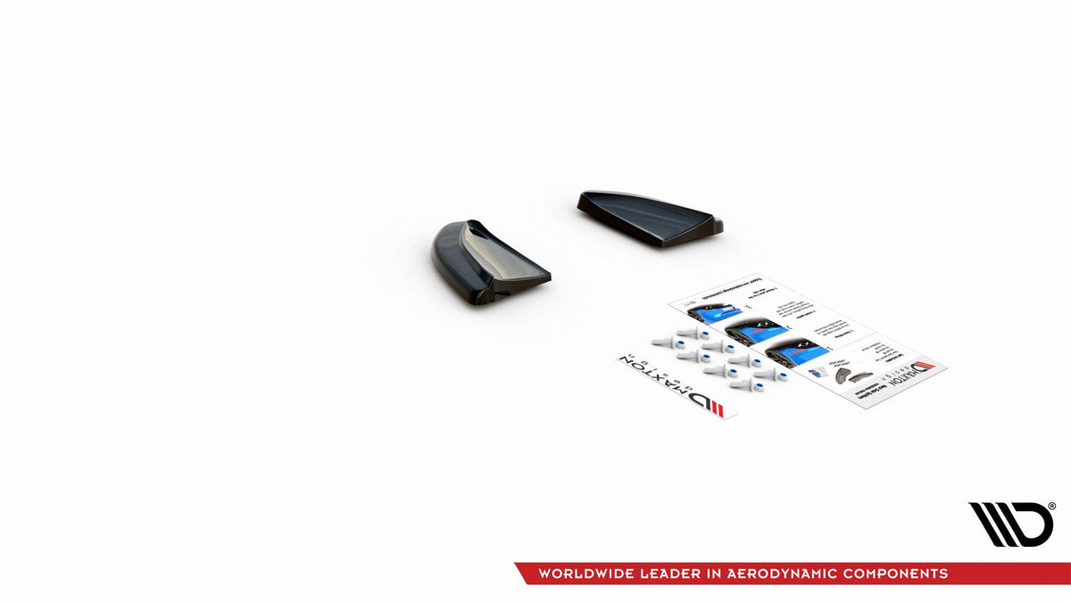 Splitters laterales traseros para Abarth 595 Mk1 Facelift