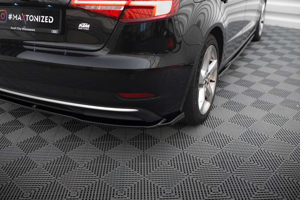 Splitters laterales traseros para Audi A3 Sportback 8V Facelift