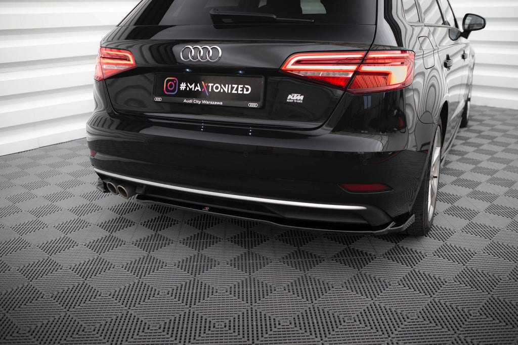 Splitters laterales traseros para Audi A3 Sportback 8V Facelift