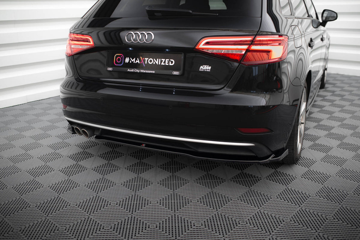 Splitters laterales traseros para Audi A3 Sportback 8V Facelift