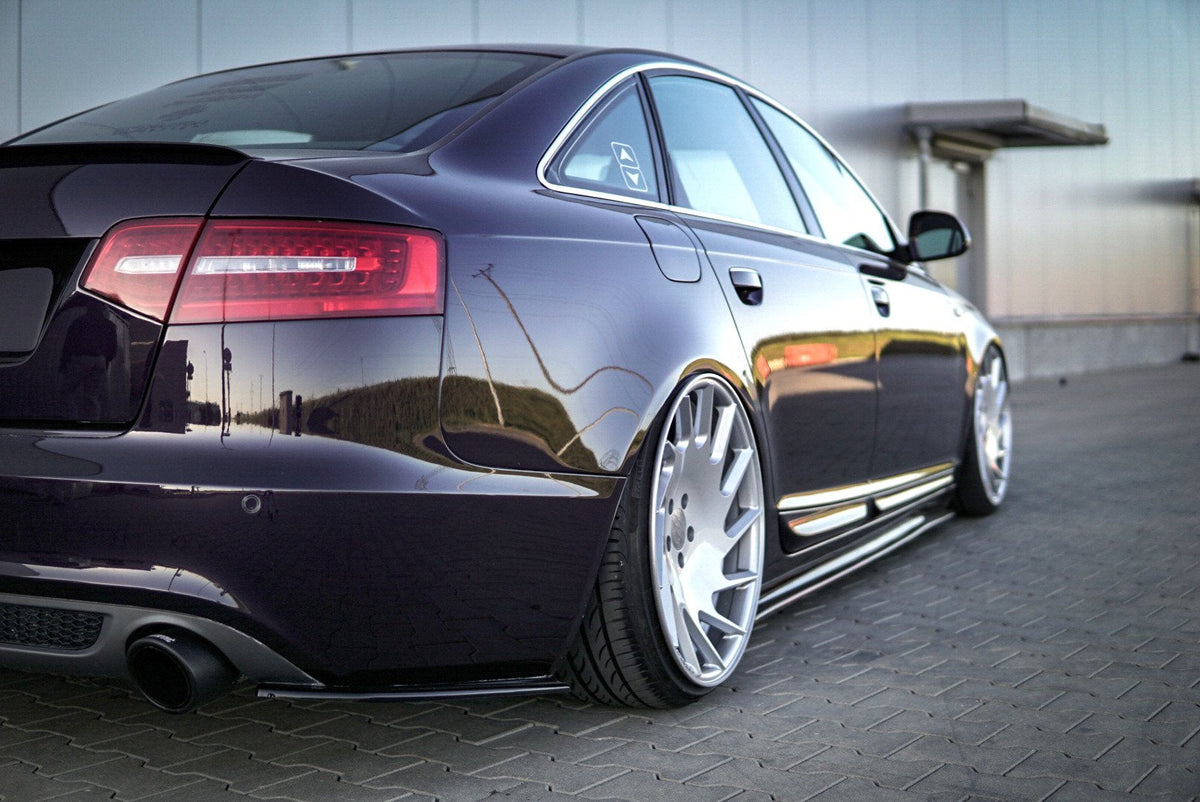 Splitters laterales traseros para Audi A6 S-Line C6 / C6 Facelift Sedan / Avant