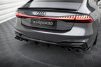 Splitters laterales traseros para Audi A7 S-Line C8 / S7 C8 / C8 Facelift / S7 Facelift