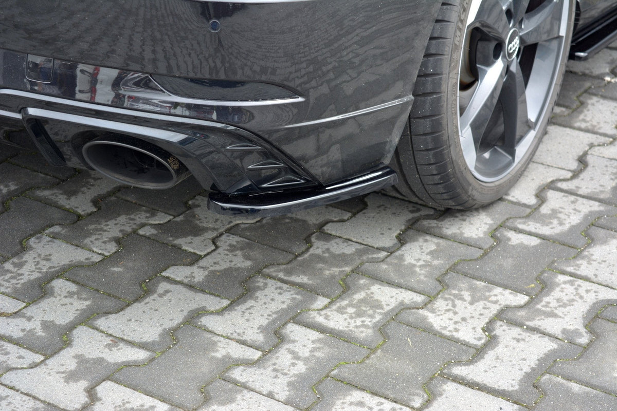 Splitters laterales traseros para Audi RS3 8V Facelift Sportback