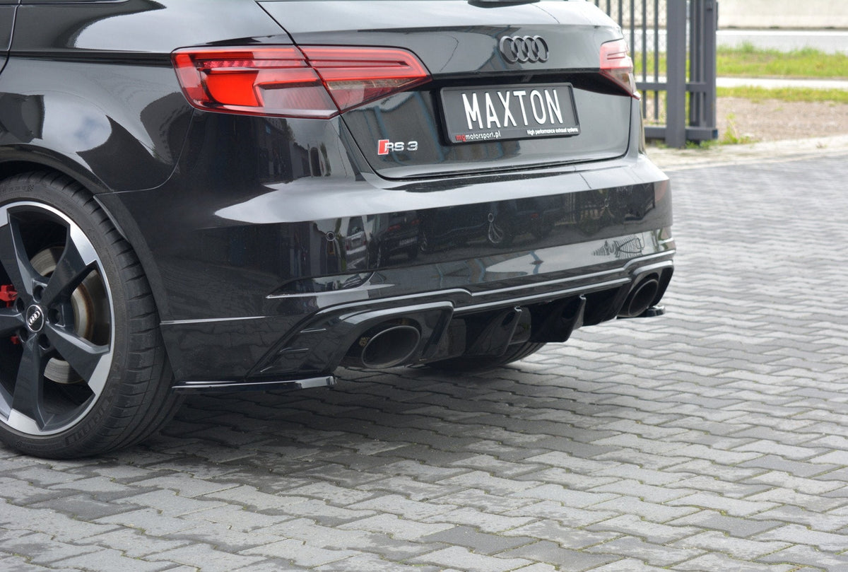 Splitters laterales traseros para Audi RS3 8V Facelift Sportback