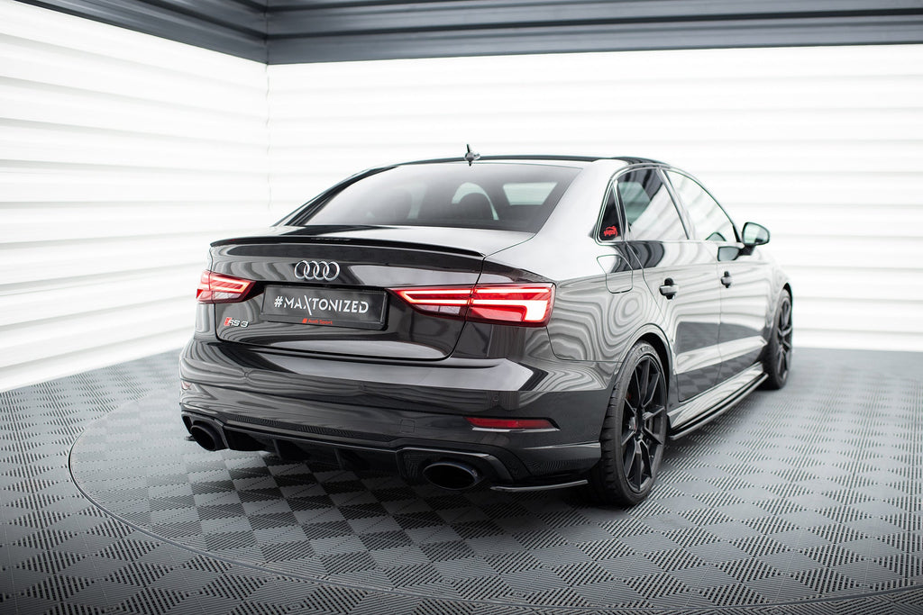Splitters laterales traseros para Audi RS3 Sedan 8V Facelift