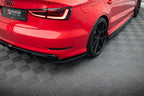 Splitters laterales traseros para Audi S3 Sedan 8V