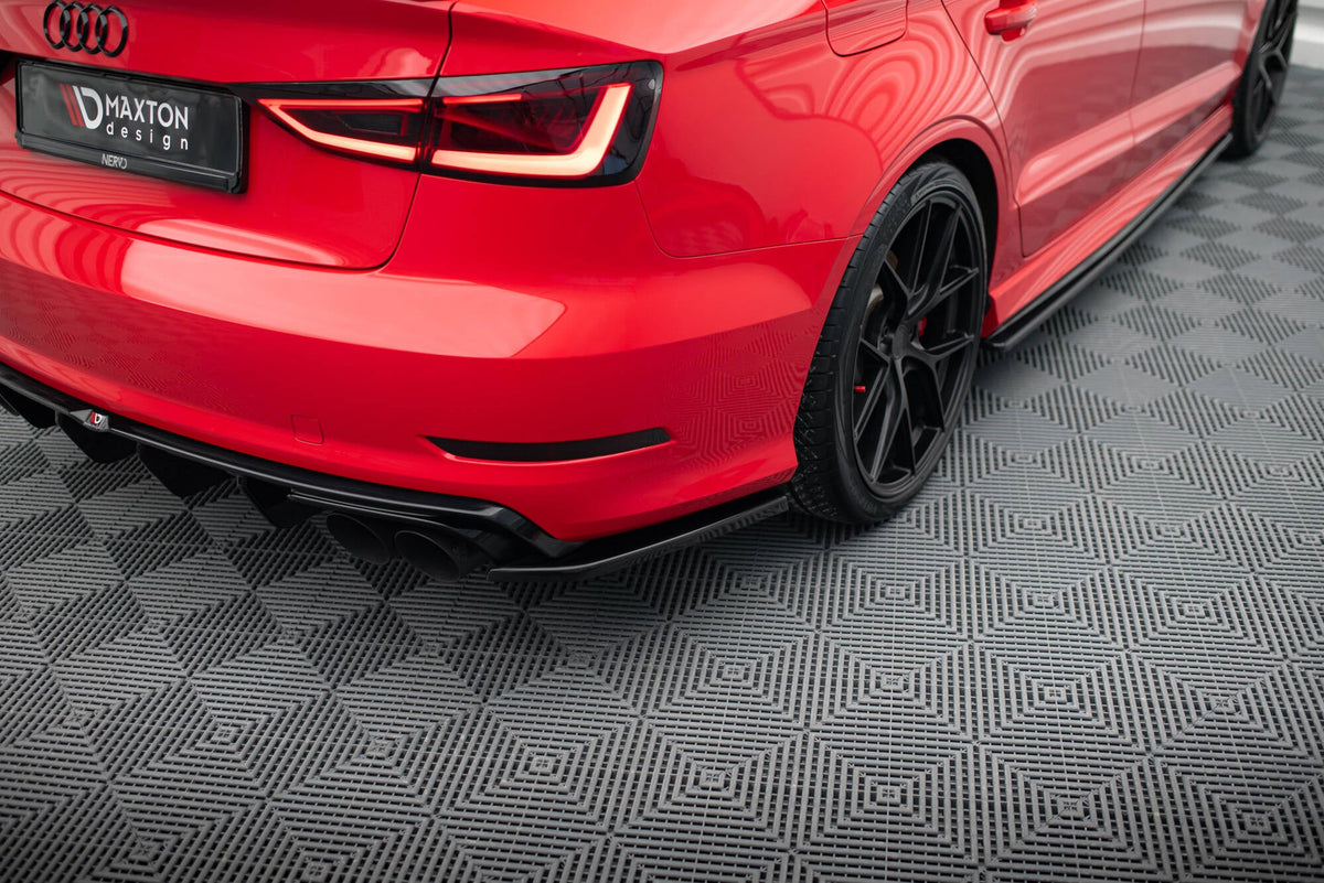Splitters laterales traseros para Audi S3 Sedan 8V