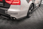 Splitters laterales traseros para Audi S8 D4