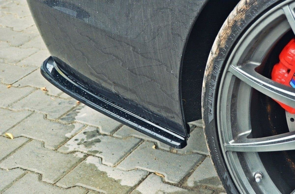 Splitters laterales traseros para BMW 5 M-Pack Sedan /Touring F10/F11 (fits two double Exhaust ends)