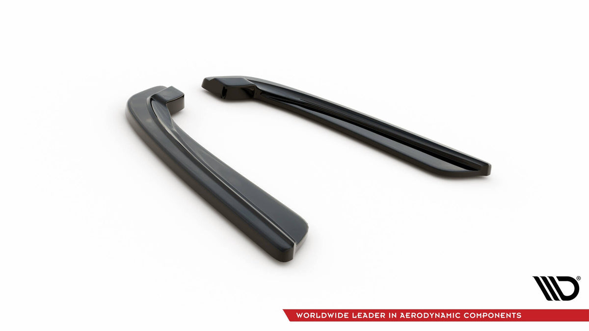 Splitters laterales traseros para BMW 5 M-Pack Sedan /Touring F10/F11 (fits two single Exhaust ends)