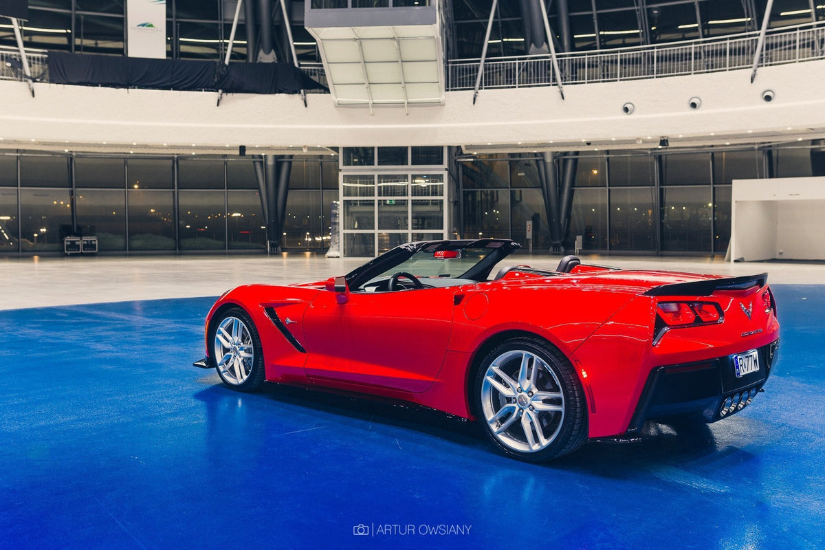 Splitters laterales traseros para Chevrolet Corvette Stingray C7