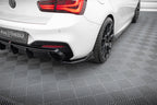Splitters laterales traseros (para difusor trasero V.3) para BMW 1 M-Pack / M140i F20 Facelift