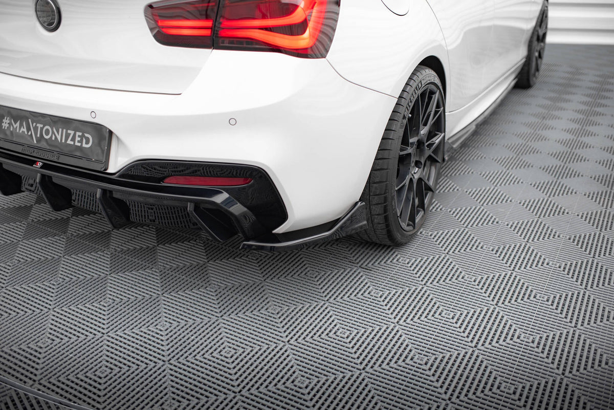 Splitters laterales traseros (para difusor trasero V.3) para BMW 1 M-Pack / M140i F20 Facelift