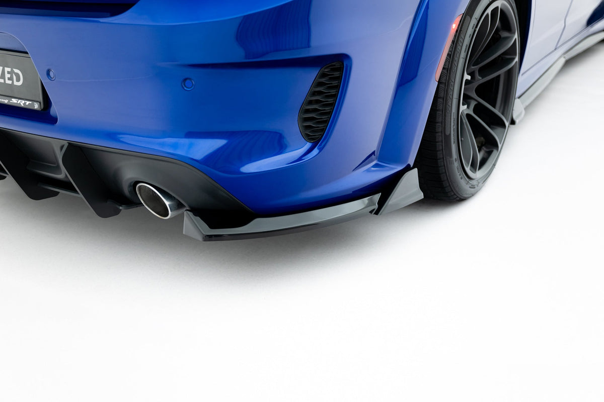 Splitters laterales traseros para Dodge Charger RT Scat Pack Widebody Mk3 Facelift