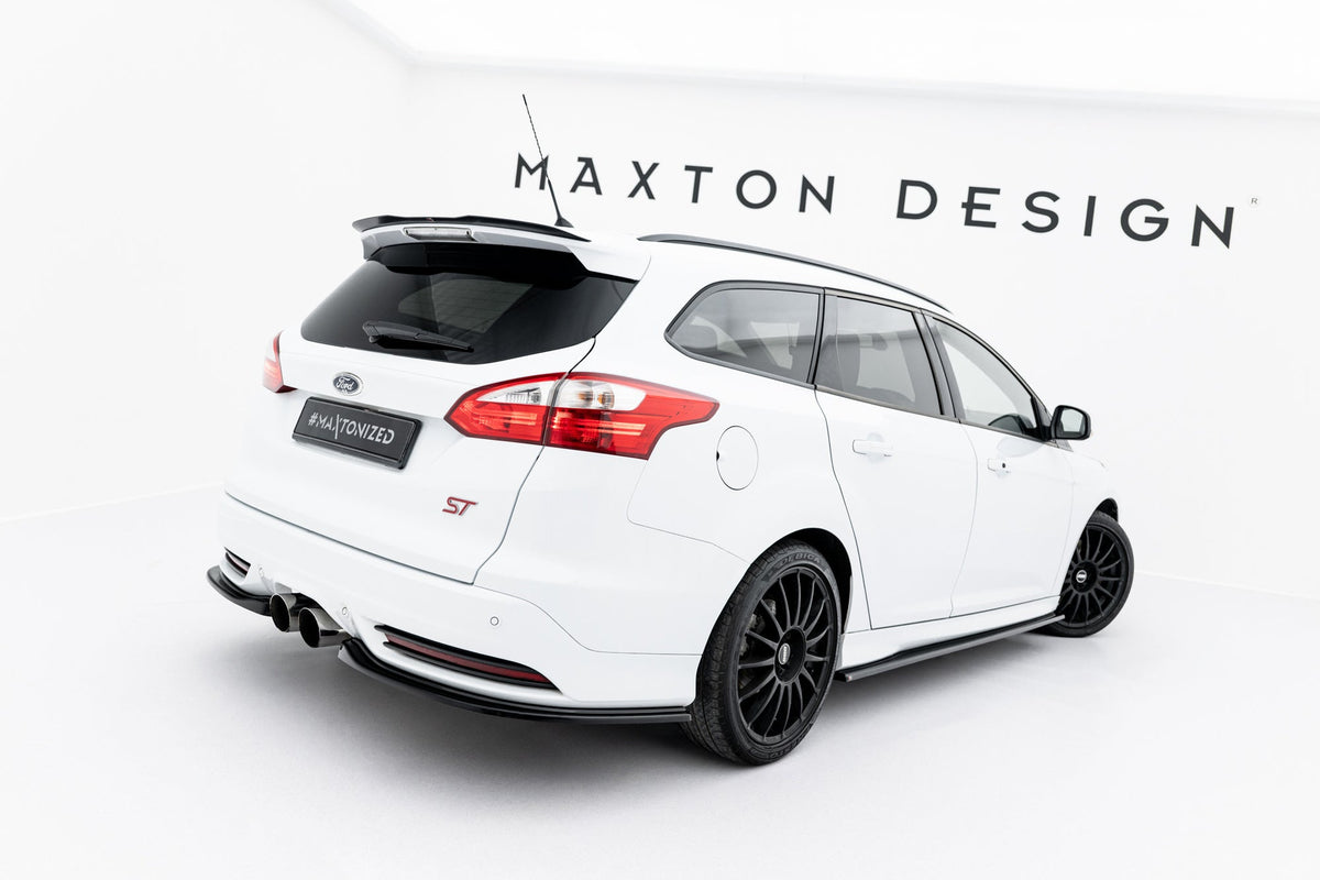Splitters laterales traseros para Ford Focus ST Estate Mk3 / Mk3 Facelift