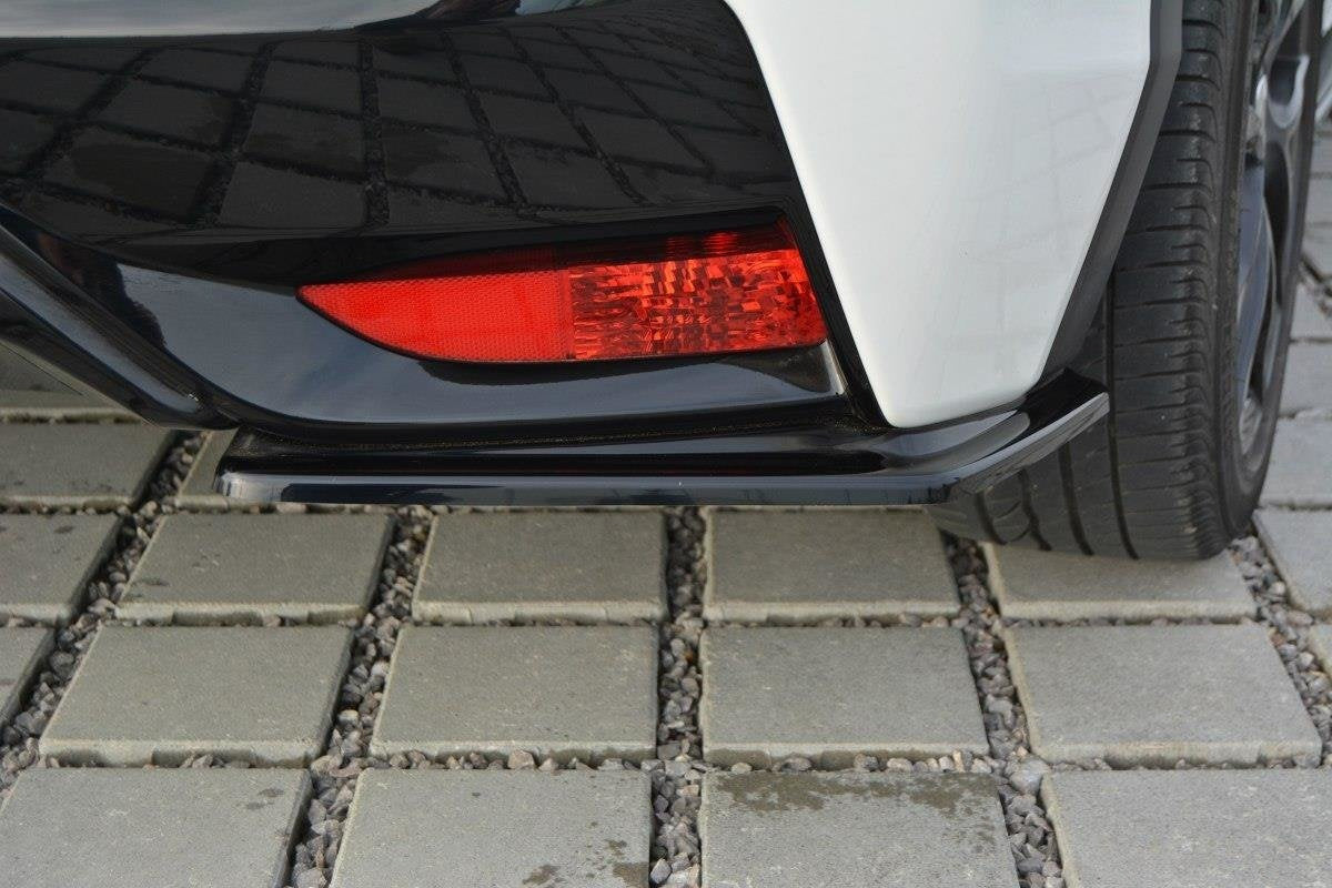 Splitters laterales traseros para Honda Civic Mk9 Facelift