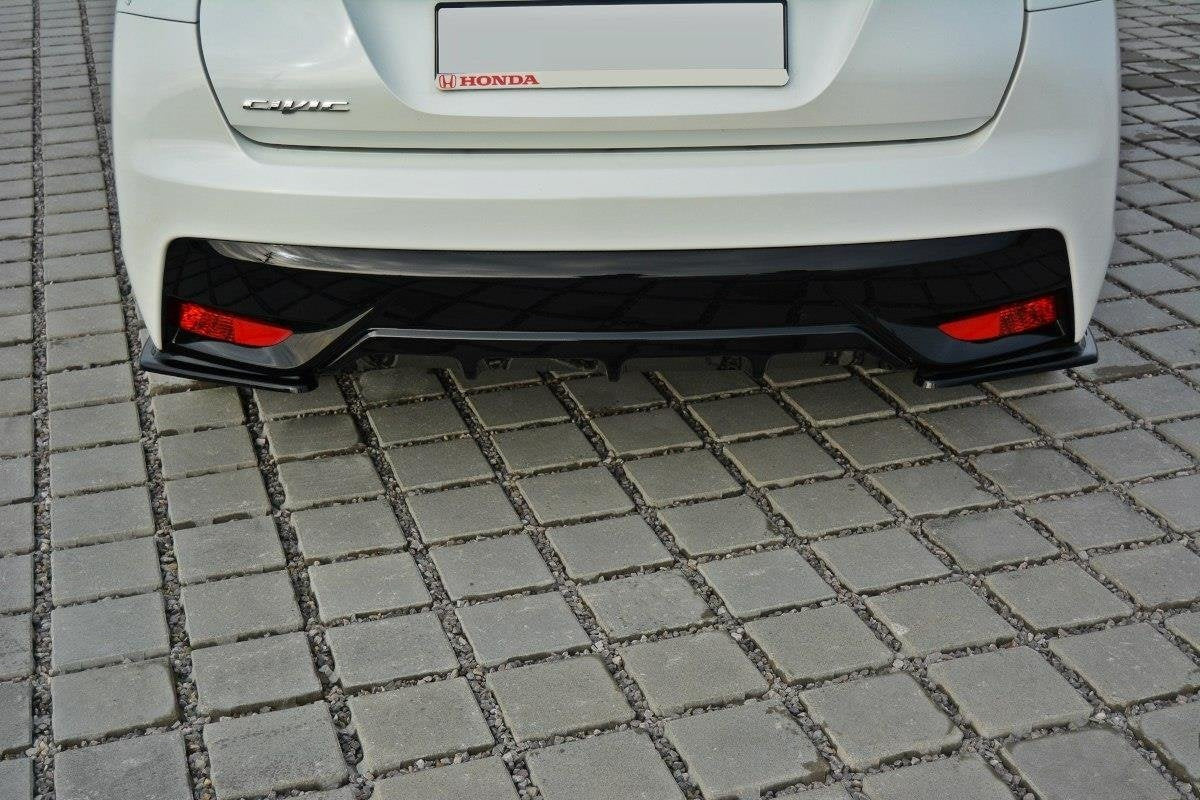 Splitters laterales traseros para Honda Civic Mk9 Facelift