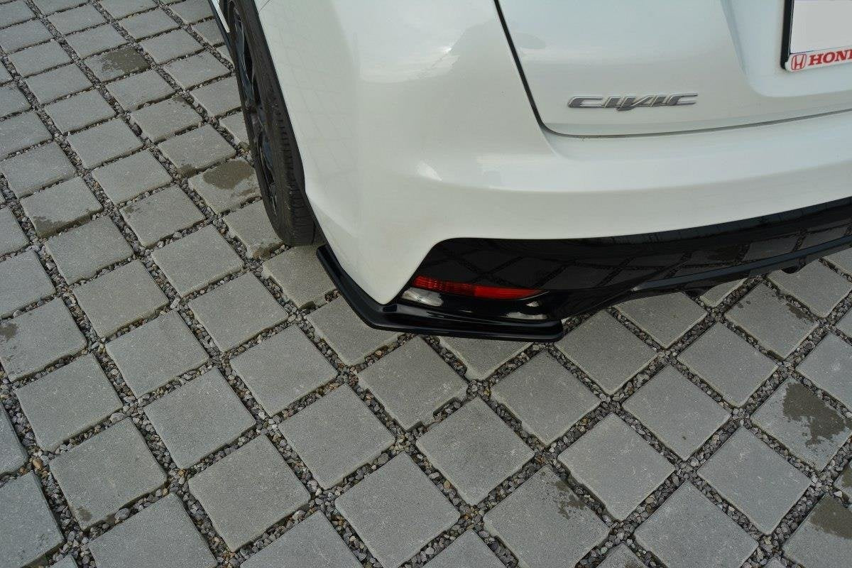 Splitters laterales traseros para Honda Civic Mk9 Facelift