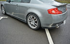 Splitters laterales traseros para Infiniti G35 Coupe