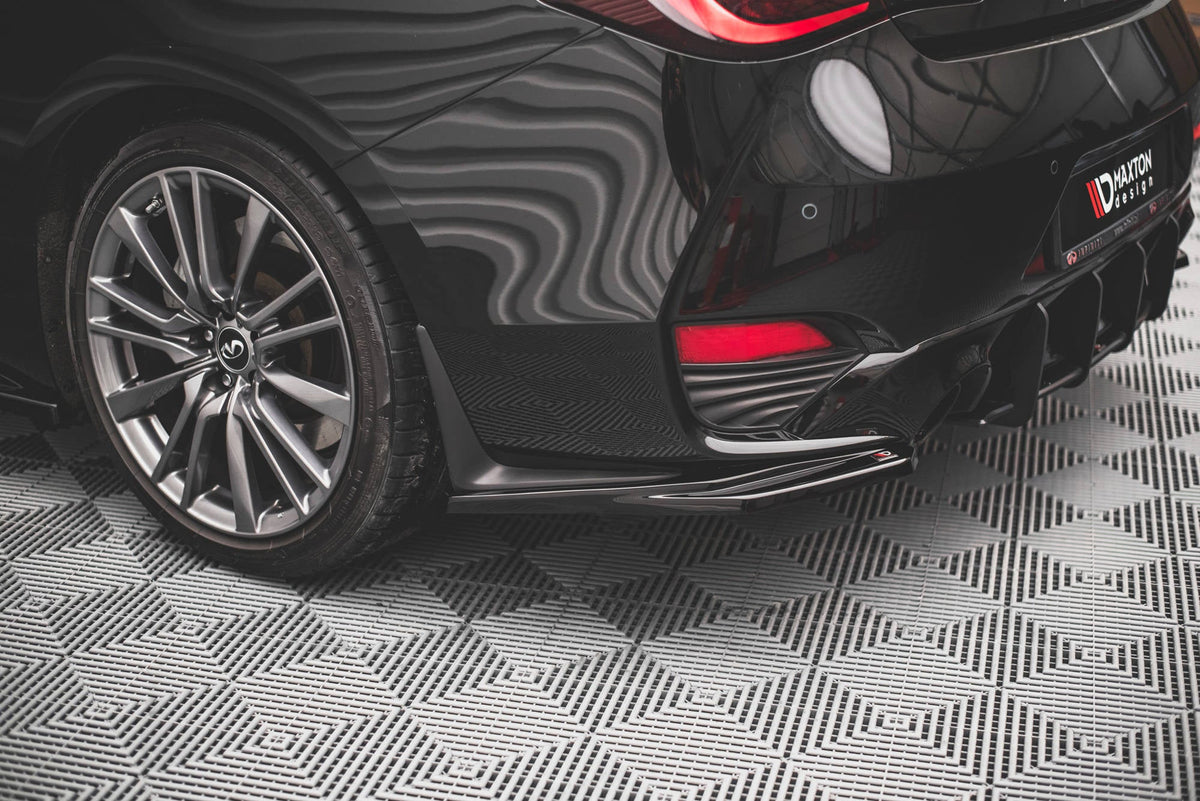 Splitters laterales traseros para Infiniti Q60 S Mk2