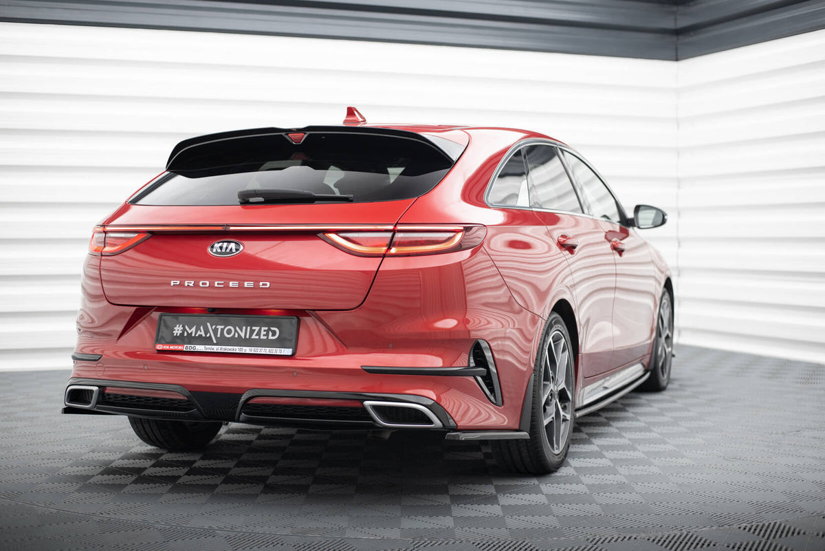 Splitters laterales traseros para Kia ProCeed GT / GT-Line Mk1