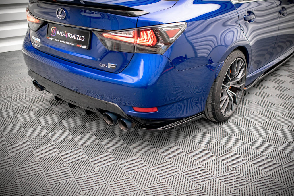 Splitters laterales traseros para Lexus GS F Mk4 Facelift