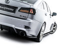 Splitters laterales traseros para Lexus IS F-Sport Mk2 (XE20) Facelift