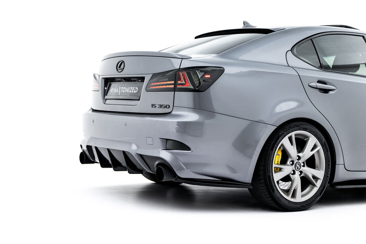 Splitters laterales traseros para Lexus IS F-Sport Mk2 (XE20) Facelift