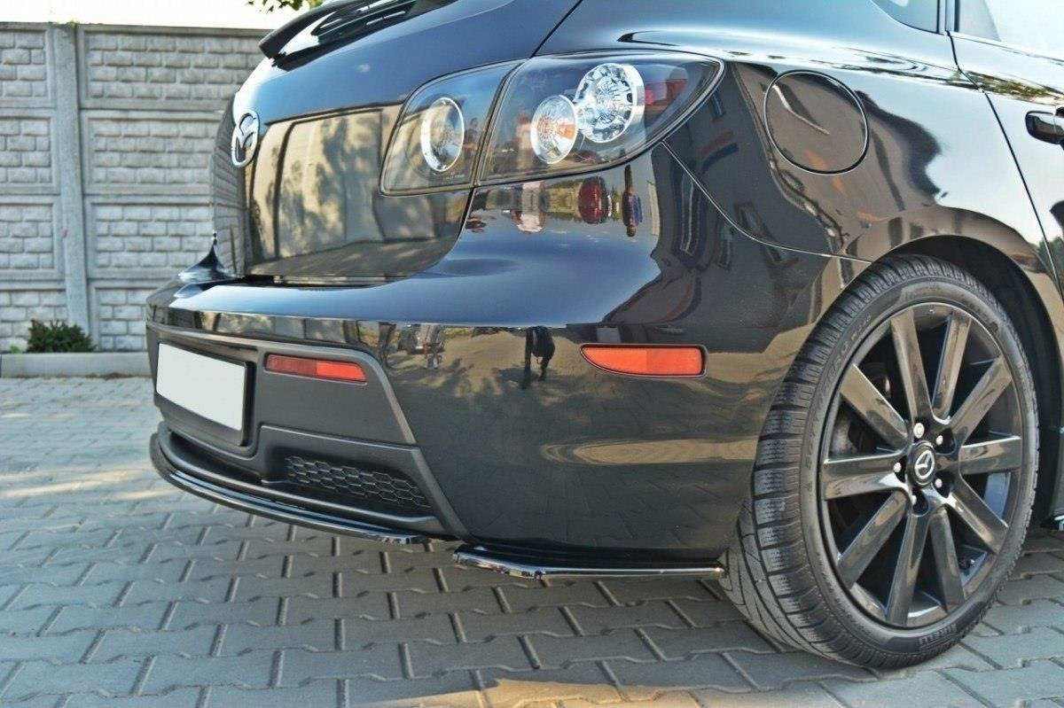 Splitters laterales traseros para Mazda 3 MPS Mk1 US-Spec Version