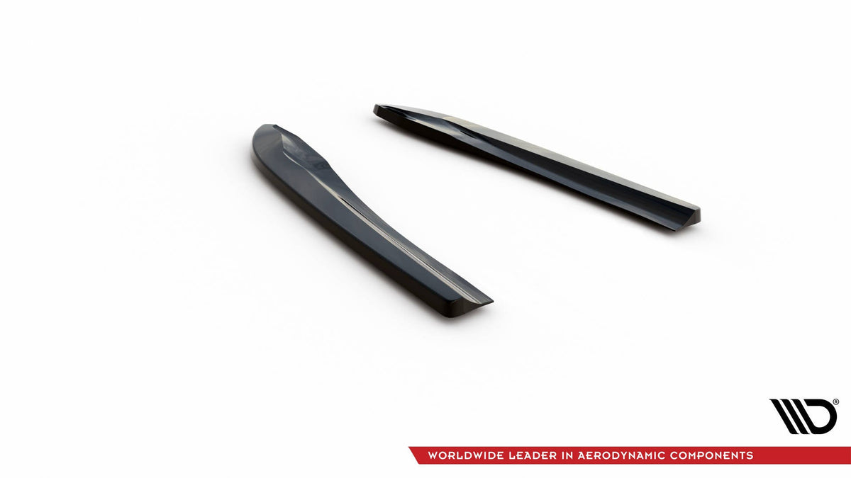 Splitters laterales traseros para Mercedes-Benz C Coupe / Sedan / Estate AMG-Line C204 / W204 Facelift / S204 Facelift
