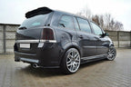 Splitters laterales traseros para Opel Zafira B OPC / VXR