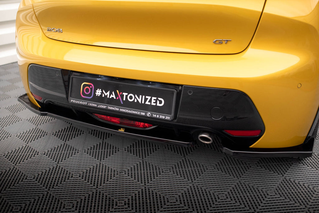 Splitters laterales traseros para Peugeot 208 GT Mk2
